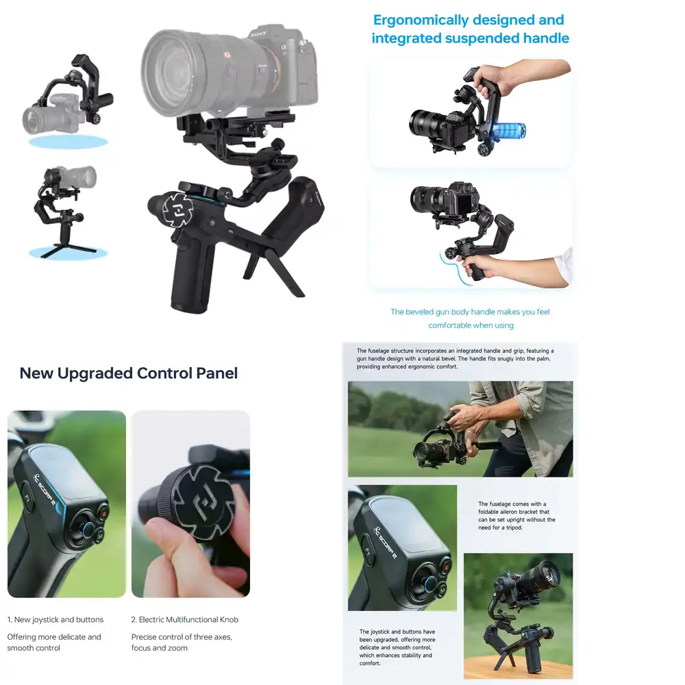 Handheld Stabilizer Gimbal - 페이유테크 페이유 스콜프 2 3축 핸드헬드