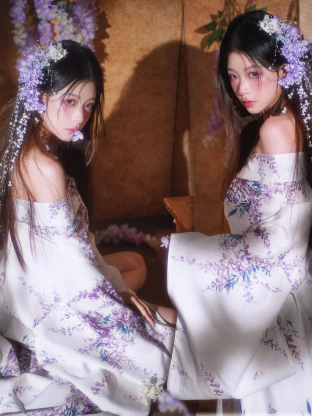 Photography Outfits - 전통 일본식 기모노 여성 정장 의상