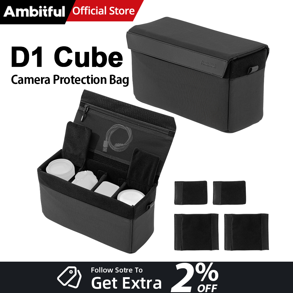 Lens Case Pouch - AMBITFUL D1 큐브 방수 DSLR 카메라