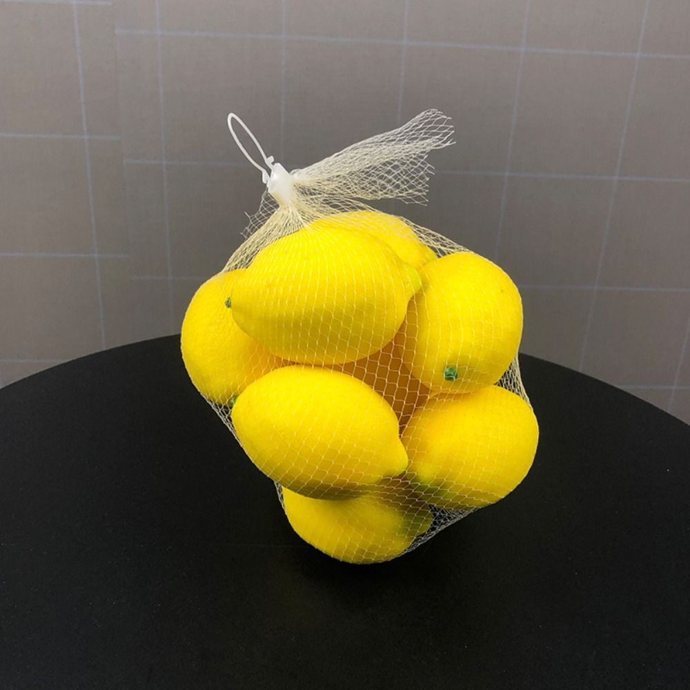 Photography Yellow - 사진 소품 시뮬레이션 인공 레몬 현실적인