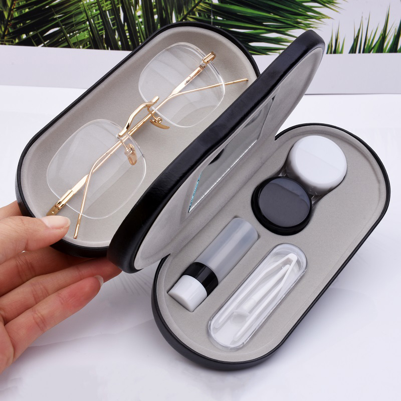 Lens Case Pouch - 압축 방지 이중 목적 이중 레이어
