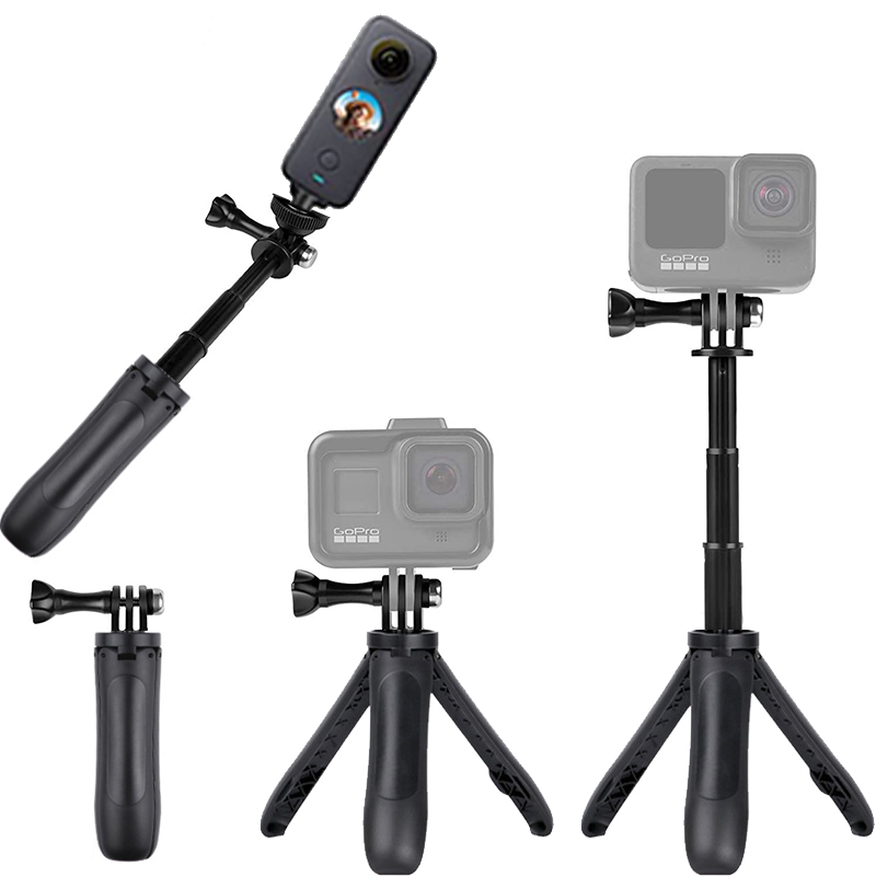 미니 셀카 스틱 쇼티 삼각대 핸들 그립 폴 GoPro  - Photography Grip Insta360 X5 리뷰 및 가격