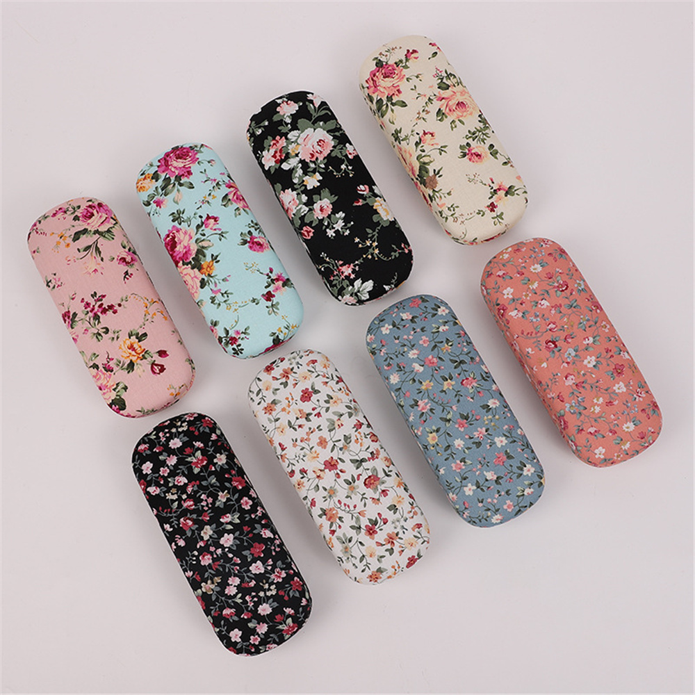 레트로 꽃무늬 안경 케이스, 꽃 프린트 천, 독서 안경 - Lens Case Pouch 리뷰 및 가격