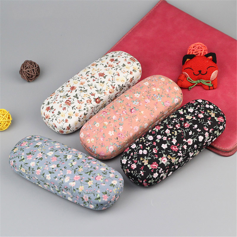레트로 꽃무늬 안경 케이스, 꽃 프린트 천, 독서 안경 - Lens Case Pouch 리뷰 및 가격