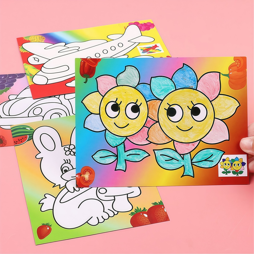 20개 DIY 다양한 스타일의 랜덤 만화 그림 색칠 그 - Photography Kit 리뷰 및 가격
