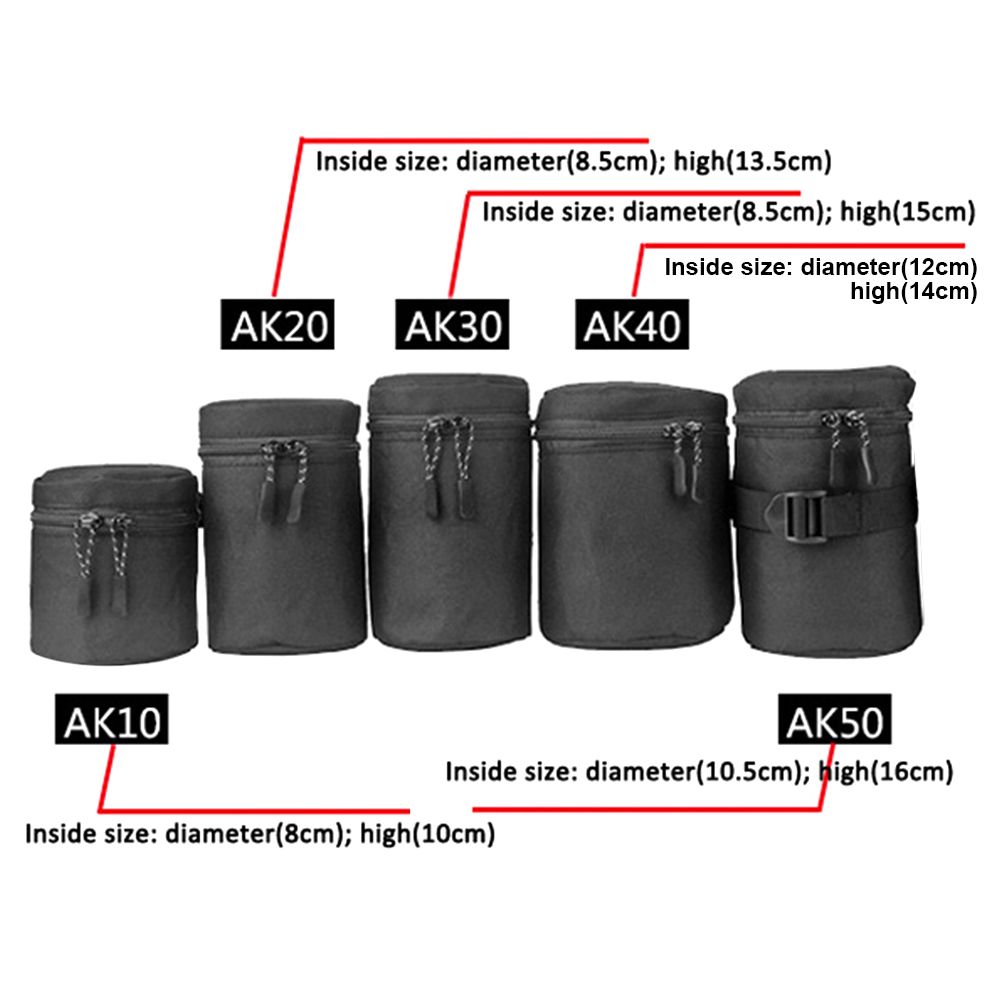 디럭스 카메라 렌즈 가방 DSLR Nikon Canon - Lens Case Pouch 리뷰 및 가격
