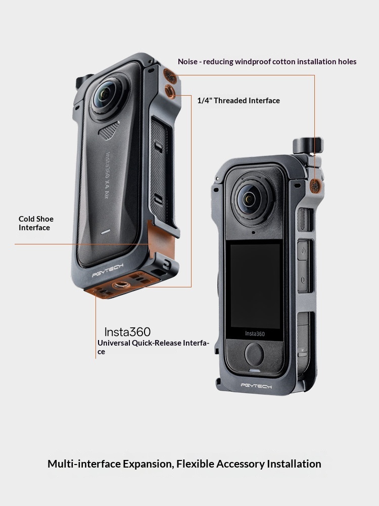 PGYTECH Insta360 X4용 카메라 케이지,  - Insta360 Camera X4 리뷰 및 가격
