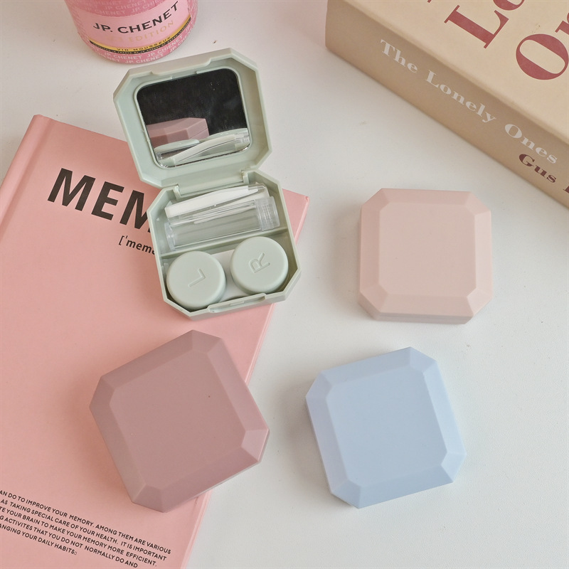 클리너 와셔가 포함된 1pc 콘택트 렌즈 여행용 키트  - Lens Case Pouch 리뷰 및 가격