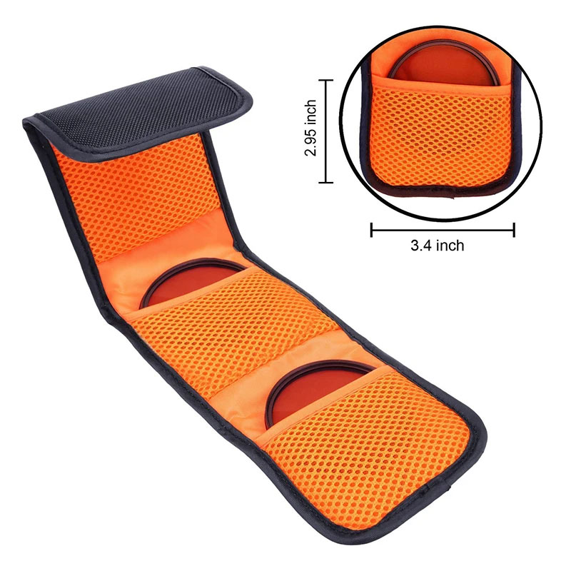 3 포켓 가방 렌즈 필터 파우치 보관 주최자 방수 충격 - Lens Case Pouch 리뷰 및 가격