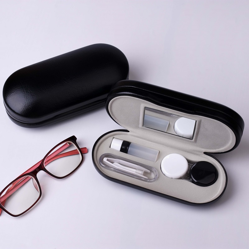 압축 방지 이중 목적 이중 레이어 콘택트렌즈 케이스,  - Lens Case Pouch 리뷰 및 가격