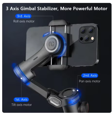 AOCHUAN 스마트 XE 3축 접이식 짐벌 셀카봉 앱 - Handheld Stabilizer Gimbal 리뷰 및 가격