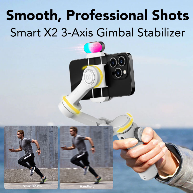 아오촨 스마트 X2 키트 화이트 3축 핸드헬드 짐벌 스 - Handheld Stabilizer Gimbal 리뷰 및 가격