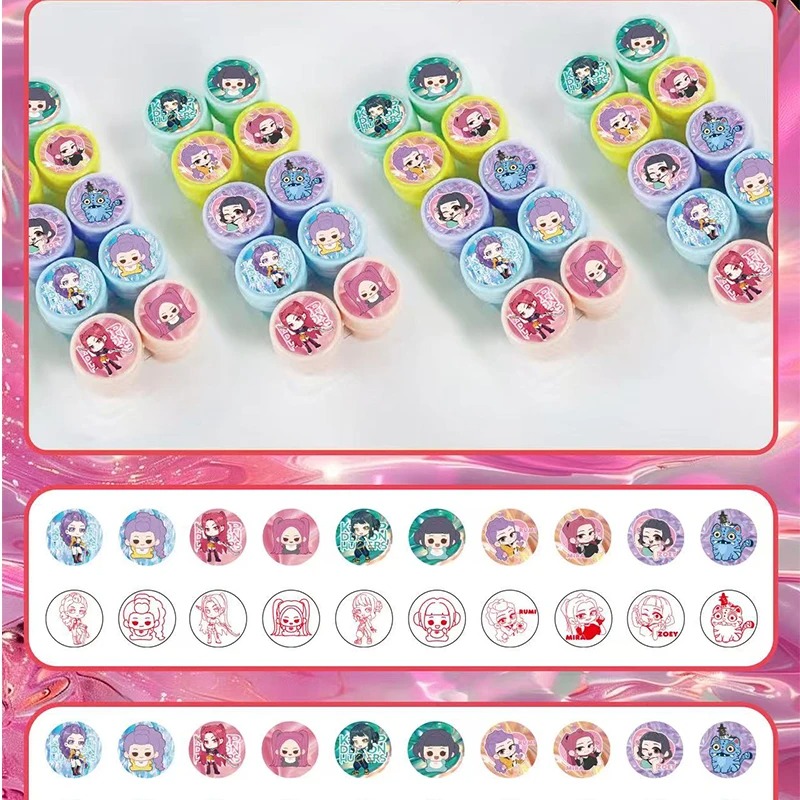 12PCS 헌터 걸 그룹 애니메이션 키즈 스탬프 세트  - Photography Kit 리뷰 및 가격